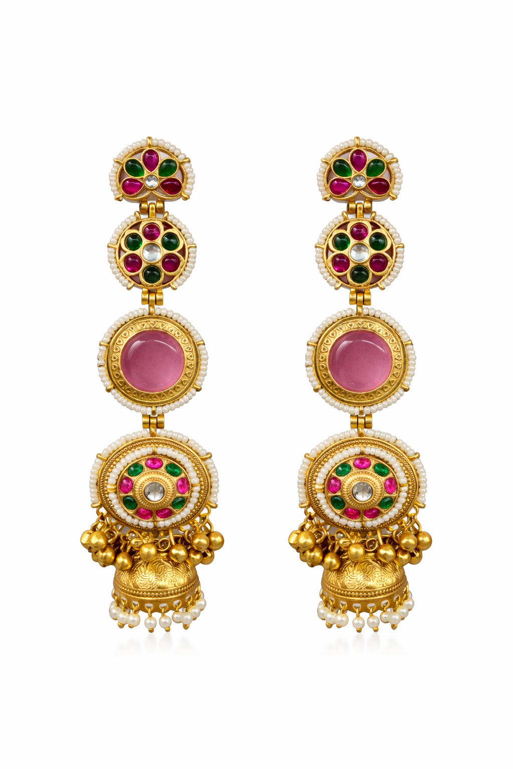Ethnic Kashmiri Long Earrings for Wedding & Festive Wear – Collection 092/220