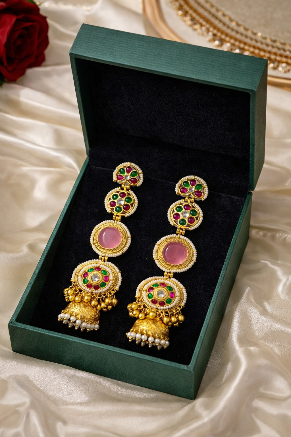 Ethnic Kashmiri Long Earrings for Wedding & Festive Wear – Collection 092/220