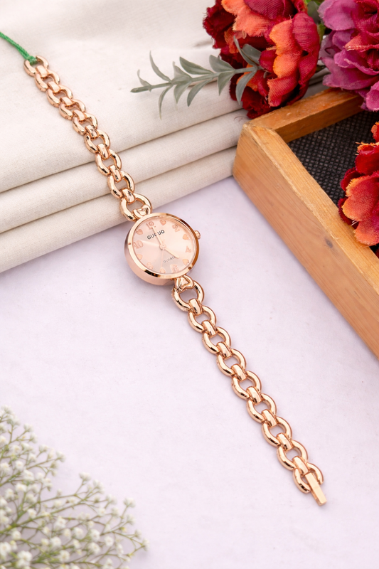 Sivorae Frenchy Rose Gold Bracelet Watch for Women