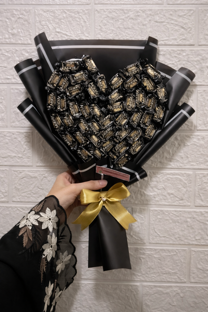 Heart Shape Chocolate Bouquet – Romantic Surprise Gift for Boyfriend & Girlfriend