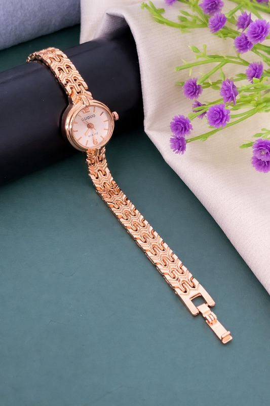 Sivorae Frenchy Watch – Rose Gold Luxury Women’s Bracelet Watch