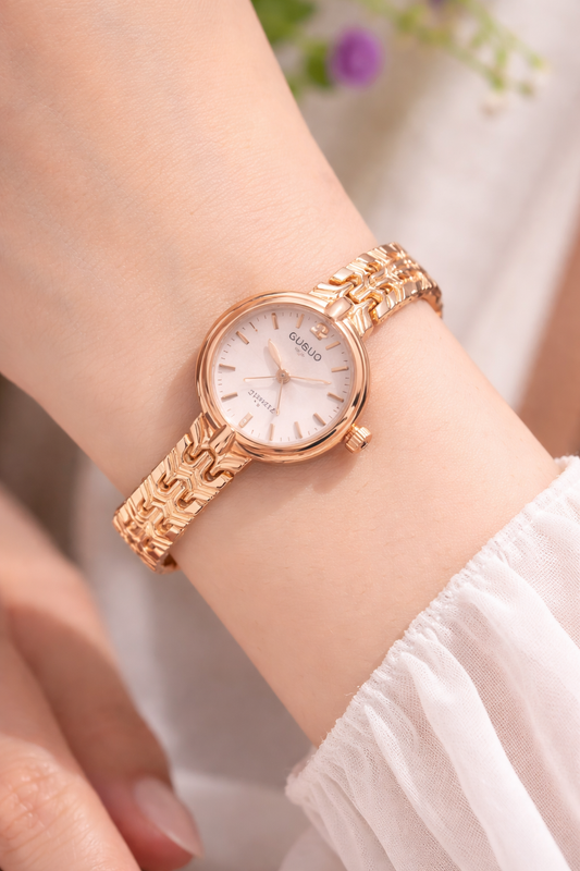 Sivorae Frenchy Watch – Rose Gold Luxury Women’s Bracelet Watch