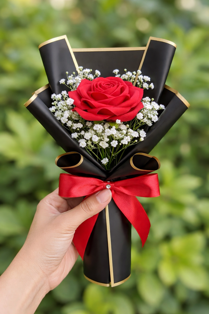 Sivorae luxury red rose mini bouquet gift for special occasions